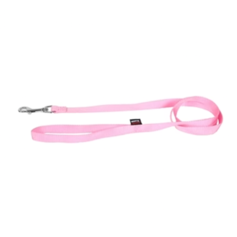Hundeleine Basic Nylon Rosa